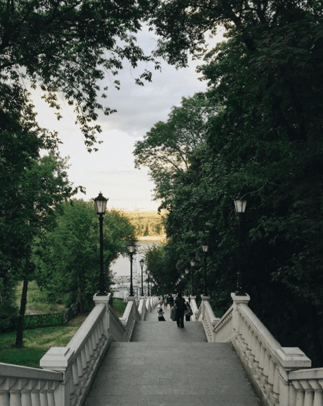 Treppen in Kiew